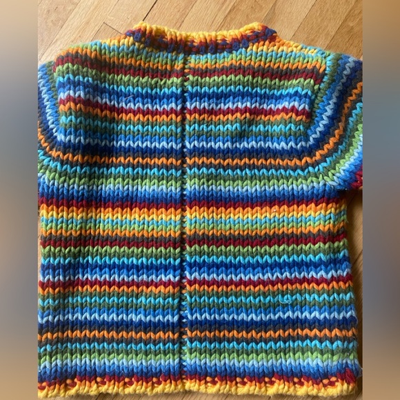 Baby GAP Wool Blend Rainbow Stripe Knit Sweater 2T - Picture 5 of 5